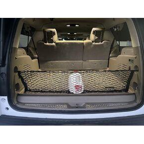 Envelope Style Automotive Elastic Trunk Cargo Net for Cadillac Escalade 2015-2020 - Premium Trunk Organizer and Storage - Luggage Net for SUV - Car Organizer for Cadillac Escalade