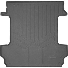 SMARTLINER Truck Rugged Rubber Bed Mat Liner for 2019-2021 Silverado/GMC Sierra 1500 Only Fits Crew Cab with 5'8" Short Bed, Black