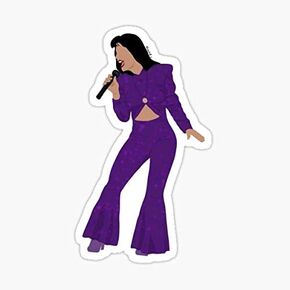 Decals Selena Sticker - Bright Vinyl Sticker Graphic for Wall, Car, Truck, Window, Laptop