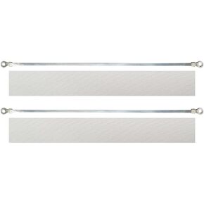 Suitable for 8" Impulse Sealer Poly Bag Sealing Machine Accessories Repair Kit Heat Elements PTFE Cloth Covers, 2 Pcs heating element and 2 Pcs PTFE Cloth (Width 2mm)