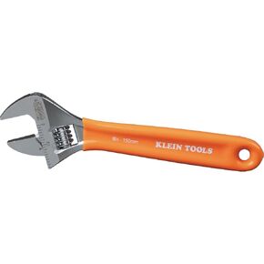 Klein Tools D5072 Adjustable Wrench Set, 6-Inch and 10-Inch Extra Capacity Forged Steel Wrenches, SAE and Metric Scales, 2-Piece