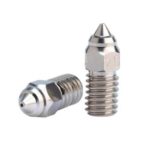 Ender 3 V3 SE Nozzle 0.6mm,Ender 5 S1 High-Speed Hotend Extruder 500℃ High Temperature Plated Copper Nozzles 0.6mm for Ender 3 V3 SE,Ender 5 S1,Ender 7 3D Printer.(2Pcs)
