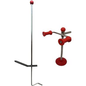 15" Steering Wheel Lock for Alignment Steering Wheel Holder and 29.5" Car Brake Pedal Depressor