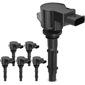 YHTAUTO Set of 6 Square Ignition Coil Pack Replacement for Mercedes-Benz C230 C280 C300 C350 CL550 CLK350 E350 E550 G550 GL450 GLK350 ML350 S400 S550 SLK280 Dodge Sprinter, Replace 5C1748