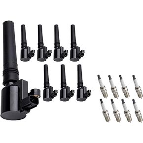 ENA Set of 8 Ignition Coil Pack Compatible with Ford Jaguar Lincoln Thunderbird 2002-2005, S-Type 1999-2003, LS 2000-2006 3.0 3.9 4.0 4.2 Replacement for FD506 DG515 DG529 4503