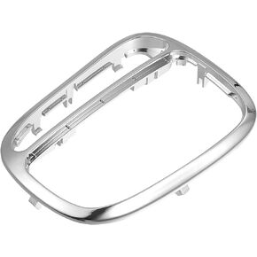 X AUTOHAUX Center Shifter Trim Cover Bezel Panel Trim Chrome Gear Shift Box Frame Cover Replacement for Mercedes Benz C240 C320 CLK320 CLK500 2001-2005 No.2032672088