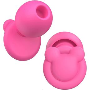 Mickey Noise Reduction Ear Plugs for Kids Made from Silicone (Perfect for Travel and Loud environments) (Bright Pink, Various)