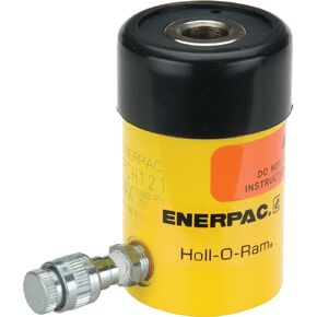Enerpac RCH-123 Single-Acting Hollow-Plunger Hydraulic Cylinder with 12 Ton Capacity, Single Port, 3.00" Stroke Length