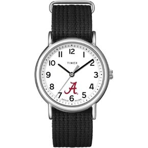 TIMEX Unisex Weekender 38mm Watch with Slip-Thru Single Layer Strap