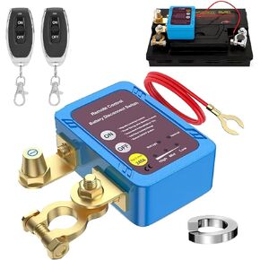 Kill Switch for Car,Car Battery Kill Switch Anti Theft,Remote Battery Disconnect Switch 12V 240A,Automatic Cut/Shut Off Switch for Car RV,ATV,Truck,Auto,Boat in Saudi Arabia