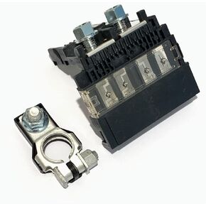 EDS Combo Pack!! NEW 24380-79913 2438079913 Battery Fusible Fuselink Fuse w 24340-7F000 Positive Battery Terminal w Nuts for FX35 FX45 G35 350Z NV200 etc
