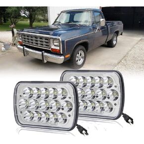 7x6"LED Headlight Sealed Beam For Dodge D150 D250 D350 D100 W150 W350 Ramcharger