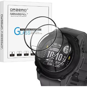 Orzero (3 Pack) Compatible for Garmin Descent G1 Screen Protector, Ultra Thin Hardness HD Clear Film Full Coverage Anti-Scratch Bubble-Free (Lifetime Replacement)