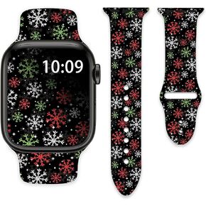 Watch Band Compatible with Apple Watch 38mm 40mm 41mm for Women Men Silicone Wristbands Straps Replacement for IWatch Series 8 7 6 5 4 3 2 1 SE