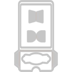 Sizzix Thinlits Set 5PK Library Pocket ATC Card & Tabs by Eileen Hull | 666151 | Metal Cutting Die for Cardmaking, Scrapbooking, Papercraft and More, One Size, White