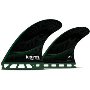 Futures Fins F8 Honeycomb Quad Fin Set Green L