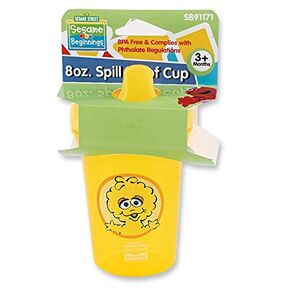 Sesame Beginnings Spill Proof Cup, 8 Ounce