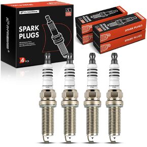 A-Premium Double Iridium Spark Plugs Compatible with Nissan Murano 2016, Pathfinder 2014-2015, Juke 2011-2017 & Infiniti QX60, 1.6L 2.5L, Pack of 4