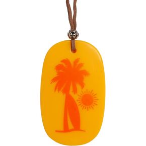 Plasticolor 005313R01 Beach Day Pina Colada Scented Gel Air Freshener