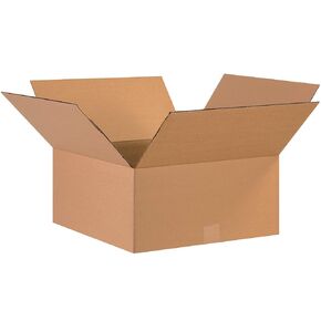 Aviditi 17 x 17 x 8 Corrugated Cardboard Boxes, Medium 17"L x 17"W x 8"H, Pack of 20 | Shipping, Packaging, Moving, Storage Box for Home or Business, Strong Wholesale Bulk Boxes