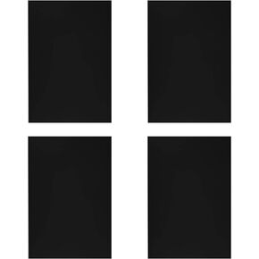 Dry Erase Magnetic Sheet Magnetic Board -11.7 Inch x 8 Inch/Black/5 Pack