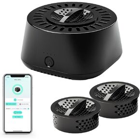 WEGA Aromatherapy Diffuser Rechargeable with Bluetooth APP Control,Timer and Auto-Off Safety,Portable Aromatherapy Air Diffuser for Home Office Bedroom (Lavender Fragranc, Black)
