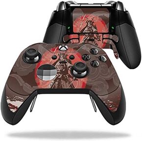MightySkins Skin Compatible with Microsoft Xbox One Elite Controller - Samurai Battle | Protective, Durable, and Unique Vinyl wrap Cover | Easy to Apply, Remove, and Change Styles | Made in The USA