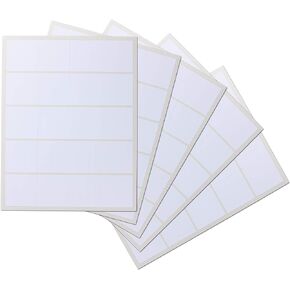 Waterproof Essential Oil Labels, 100 Squares, 2x2 Inches, Rounded Corners, Oil Proof, Highly Durable Blank Stickers