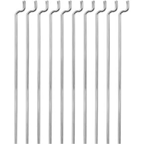 uxcell 1.2mm x 450mm (17.7 Inch) Steel Z Pull/Push Rods Parts for RC Airplane Plane Boat Replacement (Pack of 10)