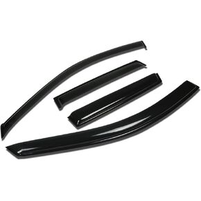 Auto Dynasty 4pcs Tape-On Window Visor Deflector Rain Guard Compatible with Acura RDX 2007-2012, Acrylic