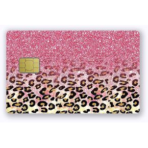 Small Chip Credit Card Stickers Slim Waterproof Anti-Wrinkling Removable Vinyl Decals Debit Card Skin Cover in Saudi Arabia