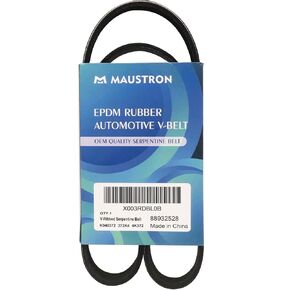 4K372 Serpentine Belt High Performance V-Ribbed Serpentine Belt Flexible Wear Resistance Heavy Duty Drive Belt Replacement