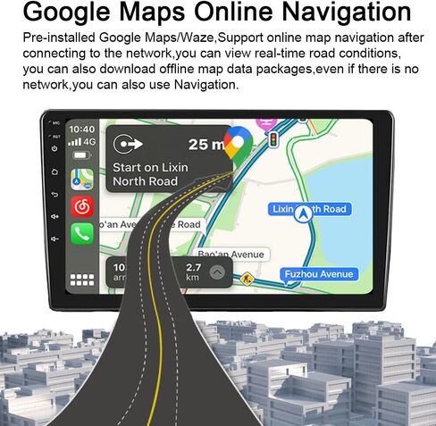 Android 13 for Kia Sorento Radio 2015-2018 Car Stereo 10"" Touchscreen Wireless Carplay Android Auto DSP Bluetooth GPS Navigation FM with Free Reverse Camera (2GB RAM+32GB ROM) in Saudi Arabia
