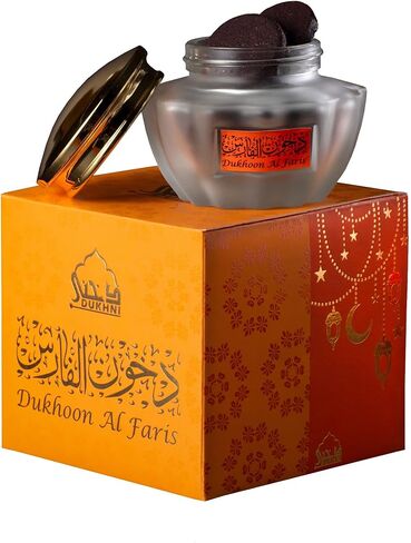 دخون الخليج عود بخور من دخاني | بخور عربي أصيل | برطمان 40 جم | صناعة يدوية، فاخرة | مزيج شرقي حار | مثالية لسلال هدايا الصلاة ورمضان والعيد in Kuwait