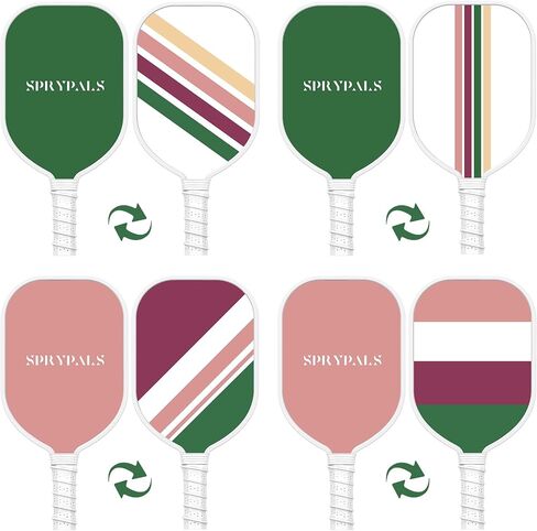 Pickleball Paddles Set USAPA Approved, Lightweight and Durable with Unique Design, USAPA Approved Pickleball Paddles Set of 4, 4 Pickleball Balls, Pickleball Bag, Pickleball Paddles (Gradual) in Saudi Arabia