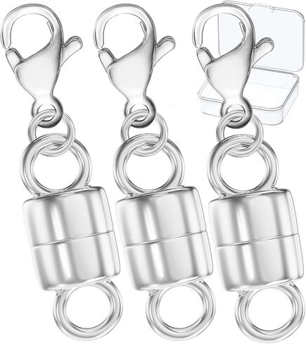 Clysoru Necklace Clasps and Closures Grade A 316 Stainless Steel Lobster Claw Clasp Gold and Silver for Necklaces Bracelet Jewelry Making DIY Craft Made in Italy. in Saudi Arabia