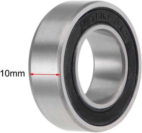 Uxcell MR24378-2RS محامل الكرات الأخدود العميق 24 مم × 37 مم × 8 مم مزدوجة مختومة من الفولاذ الكروم P0(ABEC1) in Kuwait