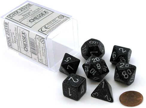 Chessex Dice: Polyhedral 7-Die Speckled Dice Set - Ninja in Saudi Arabia