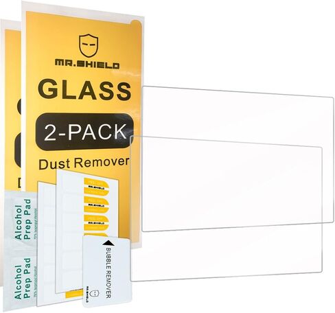 Mr.Shield [2-PACK] Designed For Lenovo Tab 4 10 (10.1 Inch) [Tempered Glass] Screen Protector [0.3mm Ultra Thin 9H Hardness 2.5D Round Edge] with Lifetime Replacement in Saudi Arabia