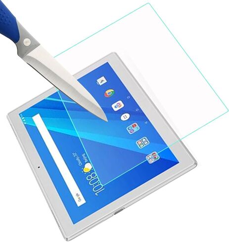 Mr.Shield [2-PACK] Designed For Lenovo Tab 4 10 (10.1 Inch) [Tempered Glass] Screen Protector [0.3mm Ultra Thin 9H Hardness 2.5D Round Edge] with Lifetime Replacement in Saudi Arabia