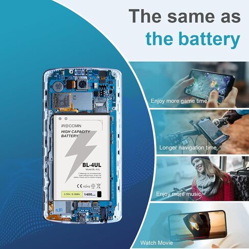 بطارية بديلة BL-4UL، بطارية بديلة عالية السعة 1400 مللي أمبير في الساعة لهاتف Nokia 3310 TA-1036، 225 RM-1011 RM-1126 RM-1012 in Kuwait