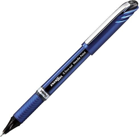 Pentel EnerGel Euro Ballpoint Pen, 0.5mm Needle Tip, Black Ink (BLN25-A) in Saudi Arabia