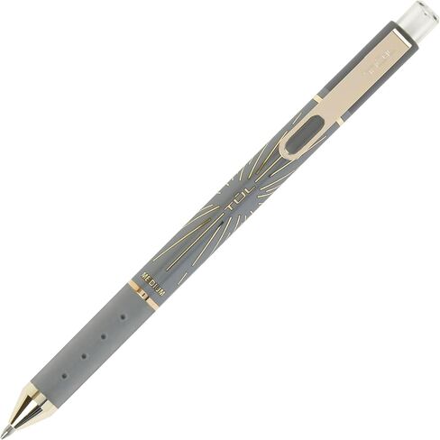 TUL® GL Series Retractable Gel Pens, Limited Edition, Medium Point, 0.8 mm, Assorted Barrel Colors With Starburst Pattern, Assorted Metallic Inks, Pack Of 8 Pens in Saudi Arabia