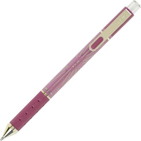 TUL® GL Series Retractable Gel Pens, Limited Edition, Medium Point, 0.8 mm, Assorted Barrel Colors With Starburst Pattern, Assorted Metallic Inks, Pack Of 8 Pens in Saudi Arabia