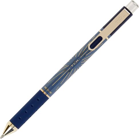 TUL® GL Series Retractable Gel Pens, Limited Edition, Medium Point, 0.8 mm, Assorted Barrel Colors With Starburst Pattern, Assorted Metallic Inks, Pack Of 8 Pens in Saudi Arabia