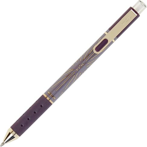 TUL® GL Series Retractable Gel Pens, Limited Edition, Medium Point, 0.8 mm, Assorted Barrel Colors With Starburst Pattern, Assorted Metallic Inks, Pack Of 8 Pens in Saudi Arabia