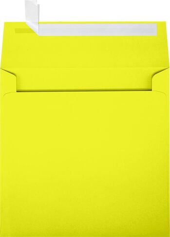 مغلفات دعوة مربعة من LUXPaper | قشر واضغط | 6 1/4 بوصة × 6 1/4 بوصة | افوكادو اخضر | 70 رطل. نص | 50 الكمية in Saudi Arabia