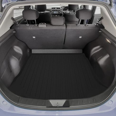 Premium Cargo Liner for Nissan Leaf (ZE1) 2018-2024 - 100% Protection - Custom Fit Car Trunk Mat - Easy-to-Wash & All-Season Black Cargo Mat - 3D Shaped Laser Measured Trunk Liners in Saudi Arabia