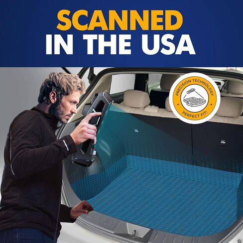 Premium Cargo Liner for Nissan Leaf (ZE1) 2018-2024 - 100% Protection - Custom Fit Car Trunk Mat - Easy-to-Wash & All-Season Black Cargo Mat - 3D Shaped Laser Measured Trunk Liners in Saudi Arabia