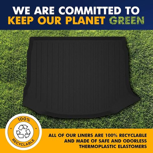 Premium Cargo Liner for Nissan Leaf (ZE1) 2018-2024 - 100% Protection - Custom Fit Car Trunk Mat - Easy-to-Wash & All-Season Black Cargo Mat - 3D Shaped Laser Measured Trunk Liners in Saudi Arabia